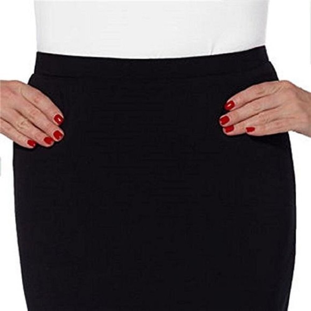 Matty M Ladies' Midi Skirt (Black, X-Small) - Picture 3 of 4